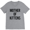 mother of kittens V-Neck Tee