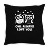 owl always love you Throw Pillow