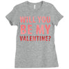 will you be my valentine Ladies Fitted T-Shirt