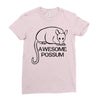 awesome possum Ladies Fitted T-Shirt