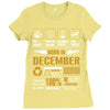 born december multitasking problem solving Ladies Fitted T-Shirt
