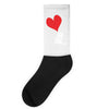 bird love heart animal graph note music party pop art gift Socks