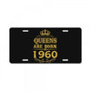 queens are born in 1960 License Plate