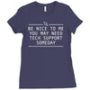 funny tech suppor Ladies Fitted T-Shirt