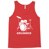 drummer drum kit indie rock music Tank Top