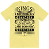 Real Kings Are Born On December 27 T-Shirt