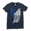 Attack On Titan Ladies Fitted T-Shirt