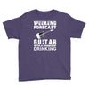 weekend forcast guitar with a chance of drinking Youth Tee