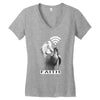faith animal pray Women's V-Neck T-Shirt