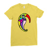 color bird Ladies Fitted T-Shirt