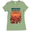 run! Ladies Fitted T-Shirt