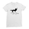 the coolest wolf moment ever Ladies Fitted T-Shirt
