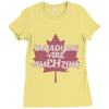 canadians are amehzing Ladies Fitted T-Shirt