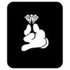 cartoon hands holding diamond Mousepad