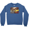 dinosaur in newyork Crewneck Sweatshirt