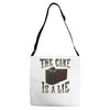 the cake is a lie Adjustable Strap Totes