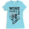 Wine Club Ladies Fitted T-Shirt