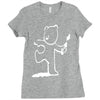 banksy teddy bear pop art new Ladies Fitted T-Shirt