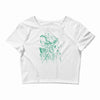 green vigilance Crop Top