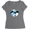 night fury Women's Triblend Scoop T-shirt