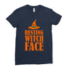 resting witch face Ladies Fitted T-Shirt