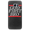 new  god first bro  t shirt religious humor lord tee Samsung Galaxy S7 Edge