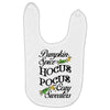 pumpkin spice hocus pocus and cozy sweaters Baby Bibs