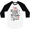 Tough She Be But Little She Is Fierce 3/4 Sleeve Shirt