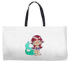 little ugly mermaid Weekender Totes