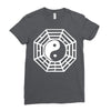 i ching ying and yang Ladies Fitted T-Shirt
