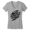 supermoto Women's V-Neck T-Shirt