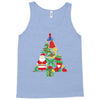 christmas tree made of bells stocking santa Tank Top