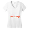 check liver light is on Women's V-Neck T-Shirt