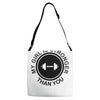 my girl is stronger than you (2) Adjustable Strap Totes