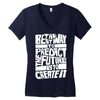 The Best Way to Predict the Future Is To Create It Women's V-Neck T-Shirt
