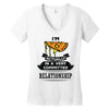 I Am Pizza Actually In A Very Commited Relationship Women's V-Neck T-Shirt