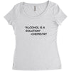 Alcohol Is A Solution Women's Triblend Scoop T-shirt