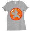Kid Goku Kamehameha 4 Star Ladies Fitted T-Shirt