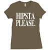 hipsta please Ladies Fitted T-Shirt