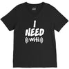 I Need Wi-Fi V-Neck Tee