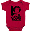 a woman's place is in the resistance Baby Bodysuit