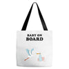 Baby On Board with Stork Tote Bags