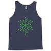 snowflake geek usb green Tank Top