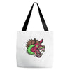 pink punk wolf Tote Bags