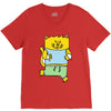 meow is running V-Neck Tee