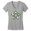 rock paper scissors lizard spock Women's V-Neck T-Shirt