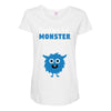 Creating A Lil Monster Baby Boy Maternity Scoop Neck T-shirt