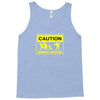 caution zombies crossing t shirt x large funny walking brains awesome Tank Top