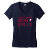 i don't always drink wine Women's V-Neck T-Shirt