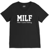 milf man i love fishing funny porn fisherman cool V-Neck Tee